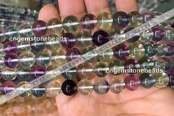 CFL588 15.5 inches 10mm round AAAAA grade fluorite gemstone beads