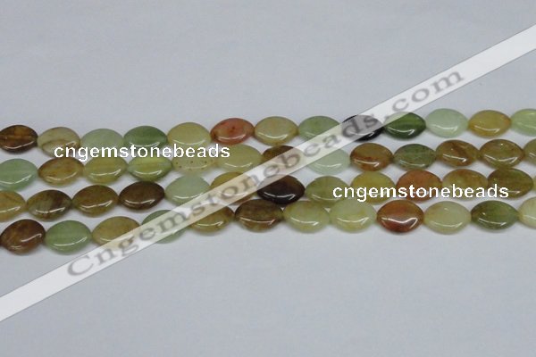 CFW135 15.5 inches 12*16mm marquise flower jade gemstone beads