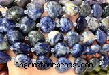 CHG220 15 inches 20mm heart sodalite gemstone beads wholesale