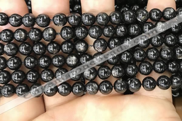 CHS58 15.5 inches 6mm round natural hypersthene beads wholesale