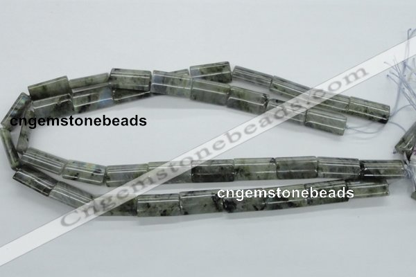 CLB125 15.5 inches 12*20mm flat column labradorite gemstone beads