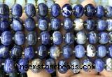 CME407 15 inches 8*12mm pumpkin sodalite beads wholesale