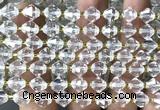 CME450 15 inches 8mm faceted bicone white crystal beads wholesale