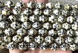 CME609 15 inches 10*11mm bicone dalmatian jasper beads wholesale