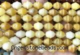 CME616 15 inches 10*11mm bicone yellow aventurine jade beads