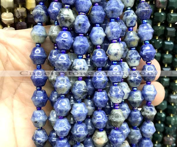 CME628 15 inches 10*11mm bicone sodalite gemstone beads