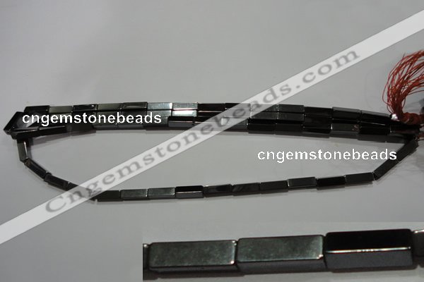 CMH164 15.5 inches 4*13mm cuboid magnetic hematite beads