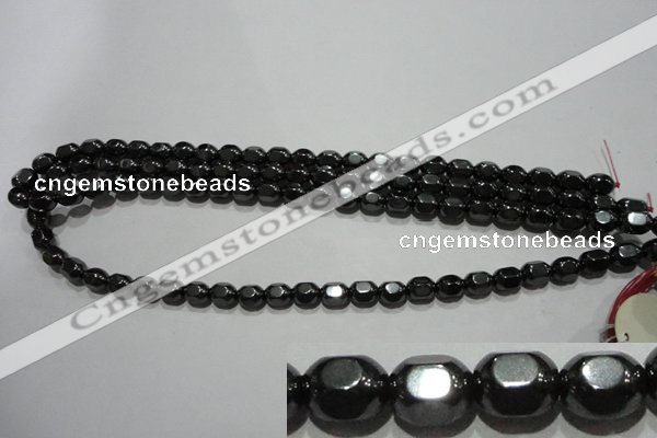 CMH169 15.5 inches 6*8mm lantern magnetic hematite beads