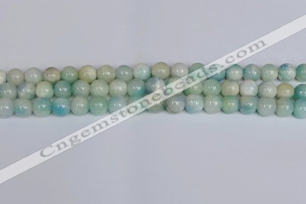 CMJ1191 15.5 inches 8mm round jade beads wholesale