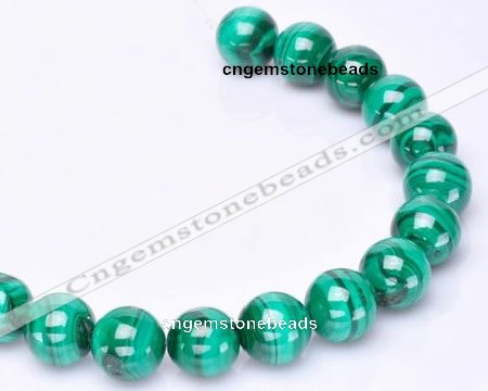 CMN36 AB grade 3mm round natural malachite beads Wholesale