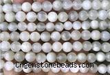 CMS2351 15 inches 8mm round white moonstone beads wholesale