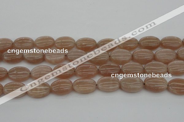 CMS963 15.5 inches 12*16mm oval A grade moonstone beads