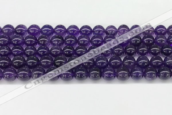 CNA1152 15.5 inches 8mm round natural amethyst gemstone beads