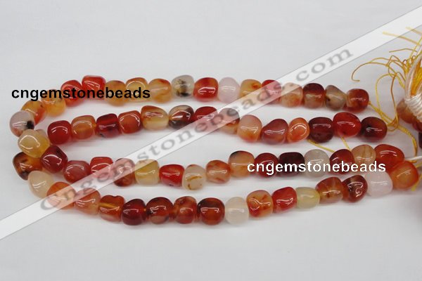 CNG16 15.5 inches 11*12mm nuggets agate gemstone beads