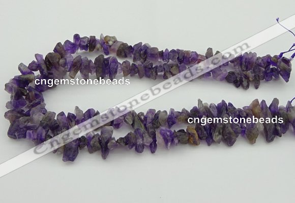 CNG5030 15.5 inches 4*8mm - 6*15mm nuggets amethyst beads