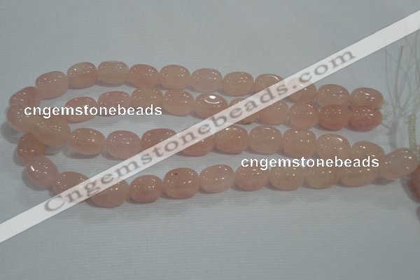 CNG734 15.5 inches 12*18mm nuggets rose quartz beads wholesale