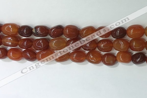 CNG8209 15.5 inches 12*16mm nuggets agate beads wholesale