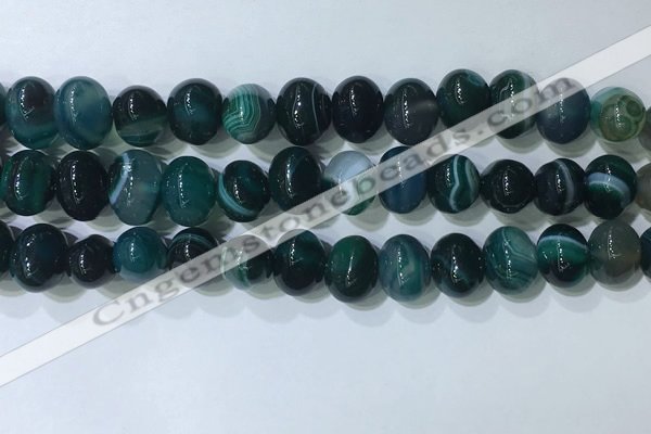 CNG8350 15.5 inches 10*12mm nuggets striped agate beads wholesale