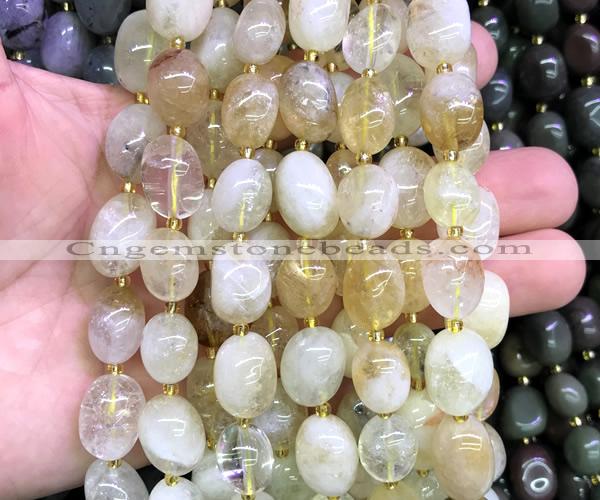 CNG9302 15 inches 10*14mm - 13*18mm nuggets citrine beads