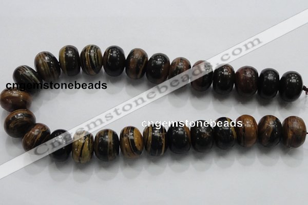 COP206 15.5 inches 14*20mm rondelle natural brown opal gemstone beads