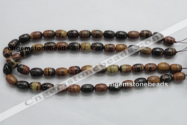 COP207 15.5 inches 10*14mm egg-shaped natural brown opal gemstone beads