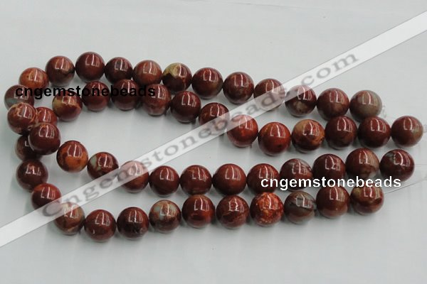 COP515 15.5 inches 16mm round red opal gemstone beads wholesale