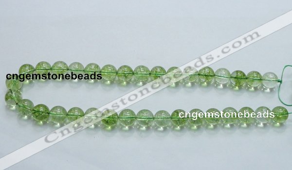 COQ07 16 inches 16mm round dyed olive quartz beads wholesale