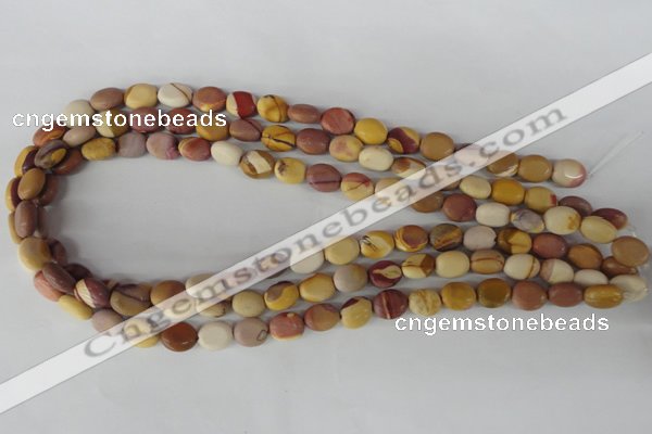 COV12 15.5 inches 8*10mm oval mookaite gemstone beads wholesale