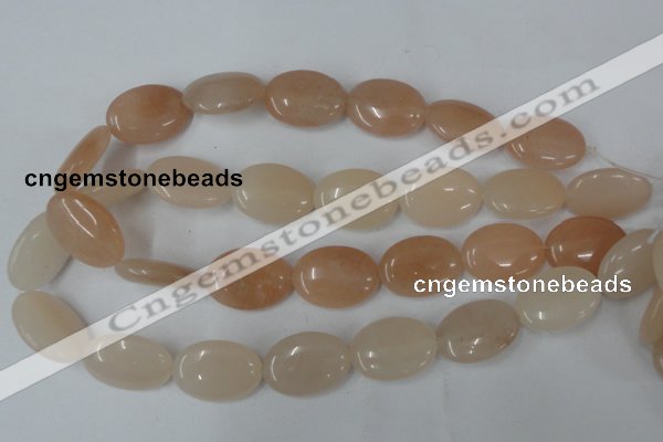 CPI152 15.5 inches 18*25mm oval pink aventurine jade beads