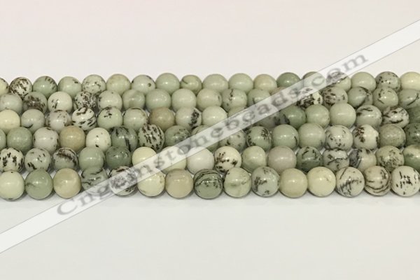 CPJ701 15.5 inches 6mm round greeting pine jasper beads