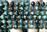 CRB6026 15 inches 6*8mm faceted rondelle kambaba jasper beads