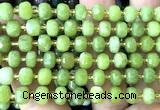 CRB6048 15 inches 6*8mm faceted rondelle China jade beads