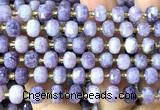 CRB6055 15 inches 6*8mm faceted rondelle lepidolite beads