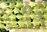 CRG69 15 inches 16mm star lemon jade beads wholesale
