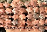 CRG72 15 inches 16mm star plum blossom jade beads wholesale