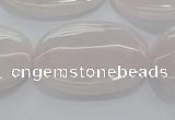 CRQ236 15.5 inches 18*25mm oval rose quartz beads wholesale