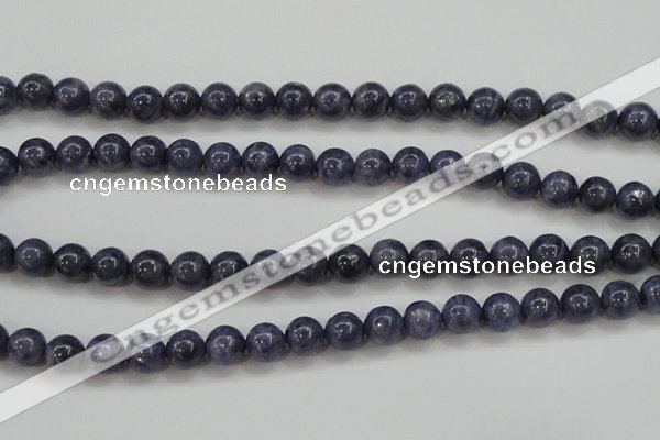 CRZ823 15.5 inches 8mm round natural sapphire gemstone beads