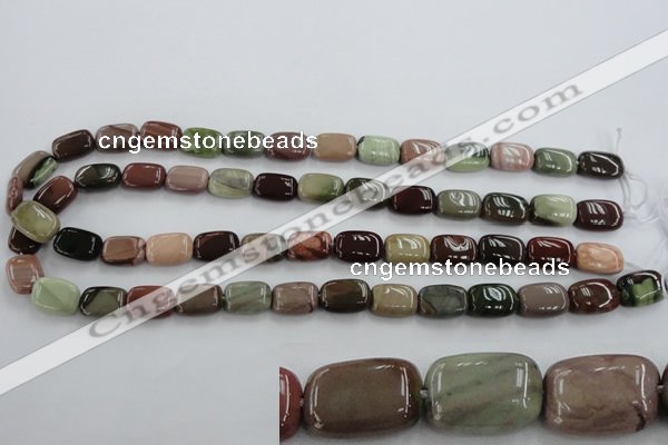 CSE5311 15.5 inches 8*14mm rectangle sea sediment jasper beads wholesale