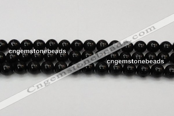 CTE1606 15.5 inches 16mm round AB grade black tiger eye beads