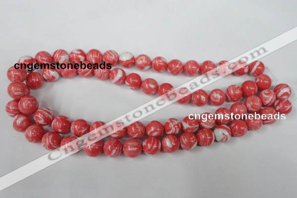 CTU1004 15.5 inches 12mm round synthetic turquoise beads wholesale