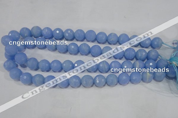 CTU1749 15.5 inches 20mm faceted round synthetic turquoise beads