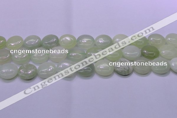 CXJ227 15.5 inches 20mm flat round New jade beads wholesale