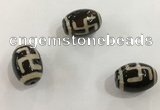 DZI331 10*14mm drum tibetan agate dzi beads wholesale