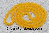 GMN06 Hand-knotted 8mm candy jade 108 beads mala necklaces