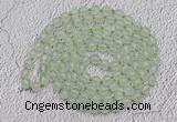 GMN516 Hand-knotted 8mm, 10mm prehnite 108 beads mala necklaces