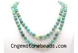 GMN8017 18 - 36 inches 8mm, 10mm grass agate 54, 108 beads mala necklaces