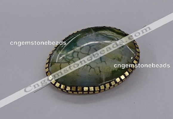 NGC1891 40*50mm - 45*55mm freeform agate gemstone connectors