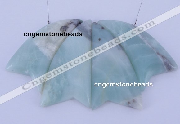 NGP44 Fashion amazonite gemstone pendants set jewelry wholesale