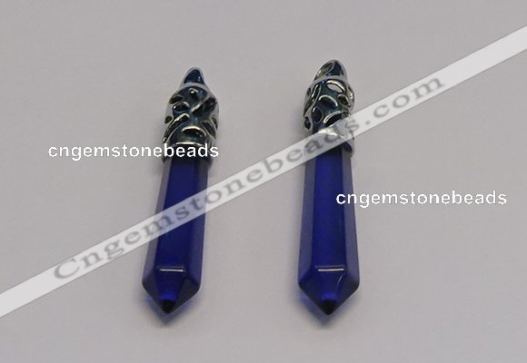 NGP5431 10*65mm sticks crystal glass pendants wholesale