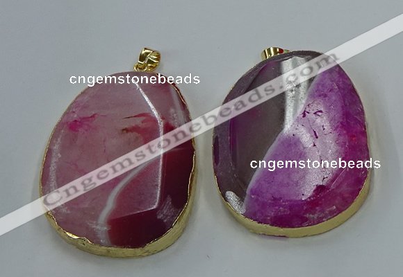 NGP8628 32*45mm - 46*48mm freeform druzy agate pendants wholesale